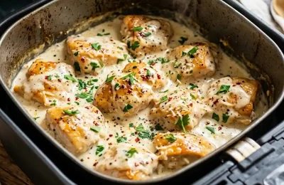 Frango Cremoso na Air Fryer
