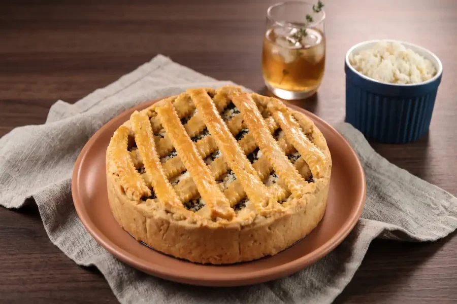 Torta de Ricota com Espinafre